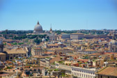 Italien - Rom - Monumento a Vittorio Emanuele II - View to St. Peter's Basilica | 13/95