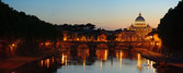 Italien - Rom - Ponte Umberto I - View to St. Peters Church | 27/95