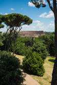 Italien - Rom - Palatinum view to Colosseum | 53/95