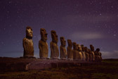 Chile - Isla de Pascua - Ahu Tongariki @Night | 105/135