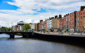 Ireland - Dublin - View to Grattan Bridge @Liffey River | 81/100
