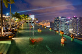 Singapur - Marina Bay - Sands SkyPark Swimming Pool | 24/45